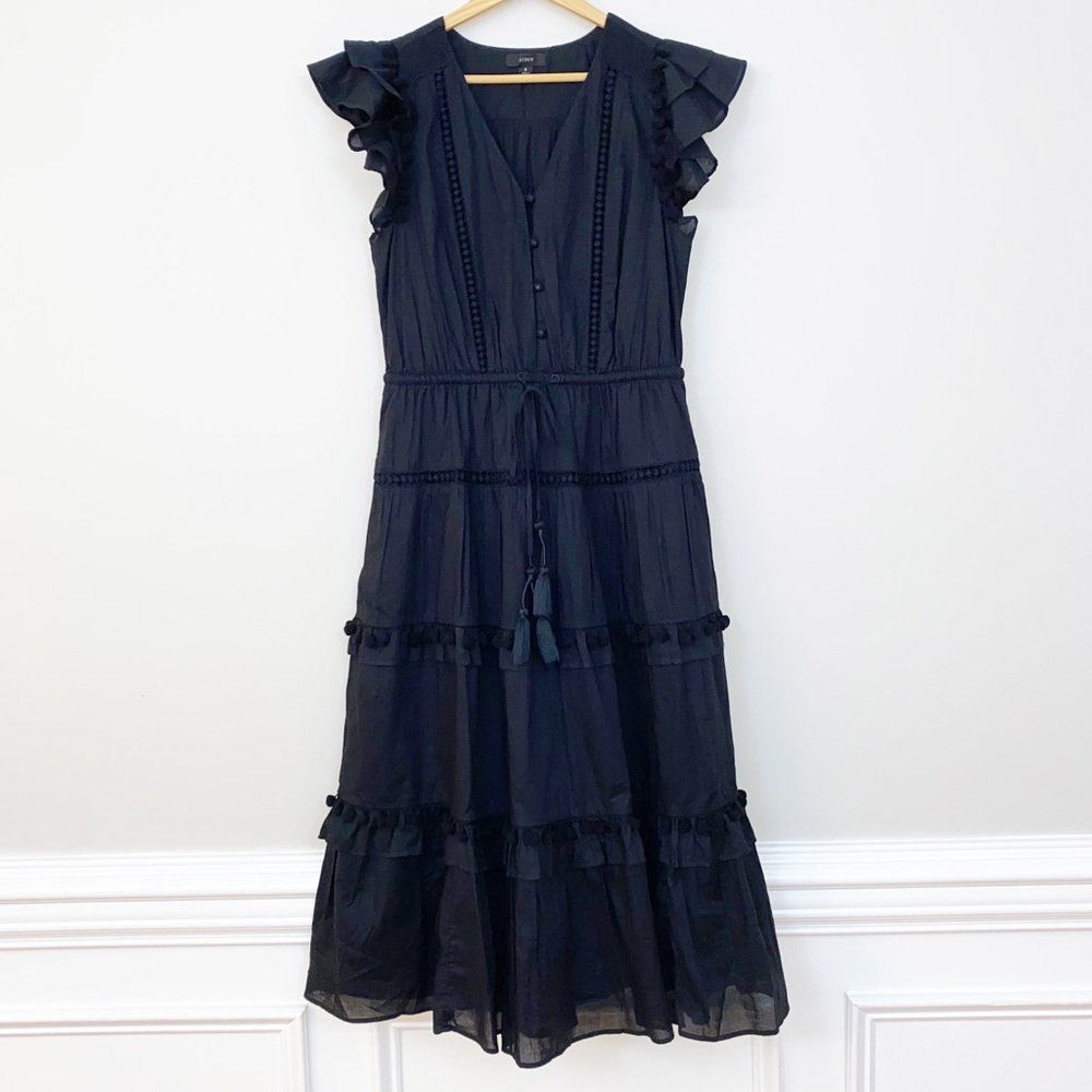 🆕 J. Crew Pom-Pom Dress Cotton Voile - Picture 5 of 5